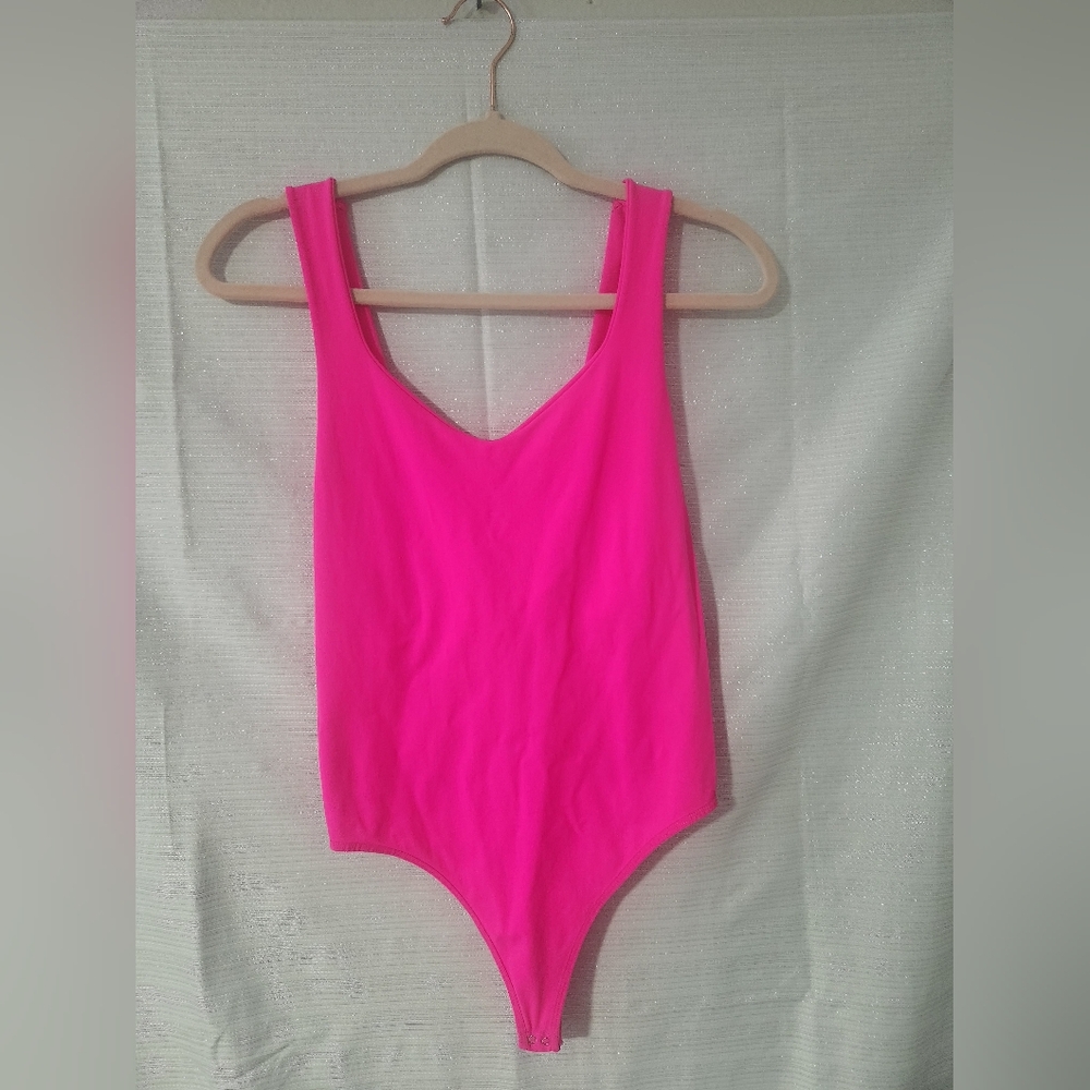 FREE PEOPLE INTIMATELY Pink Women's One-Piece Swimsuit SIZE M-L - Picture 4 of 9